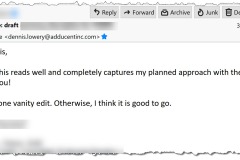 Client Work Review Comments