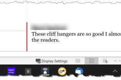 Feedback from a ghostwriting client on the closing scenes/chapters in Book 3 of their fiction series. We always want to keep the reader turning pages and looking forward to 'what comes next.'