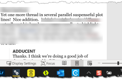 Ghostwriting client comment.
