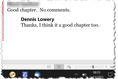 FROM A NOVEL GHOSTWRITING CLIENT