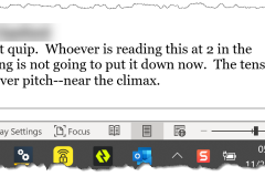 Ghostwriting client comment.