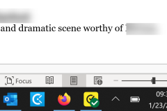 Ghostwriting client comment about final scene for one of the central characters in their fiction series.
