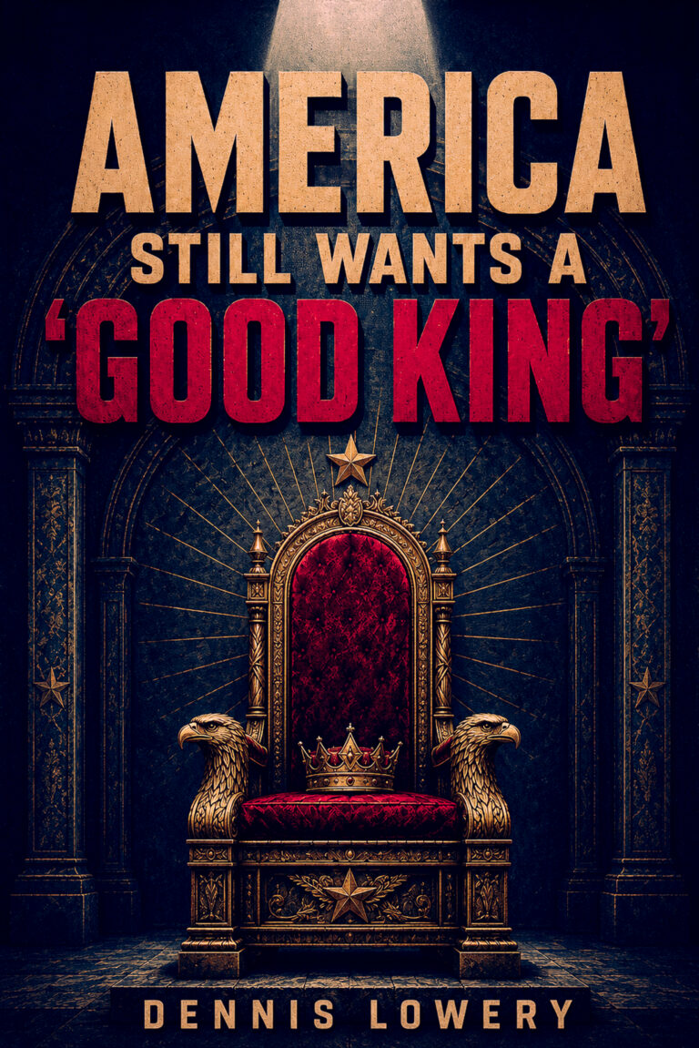 AMERICA STILL WANTS A 'GOOD KING' by Dennis Lowery
