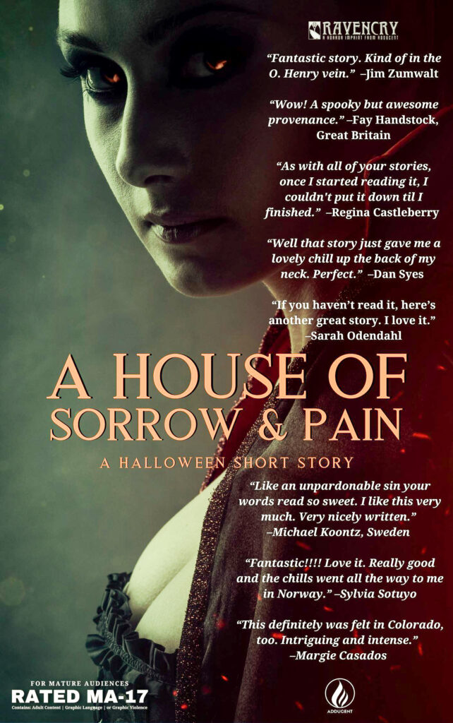 A HOUSE OF SORROW AND PAIN (2022 cover) Short Fiction by Dennis Lowery
