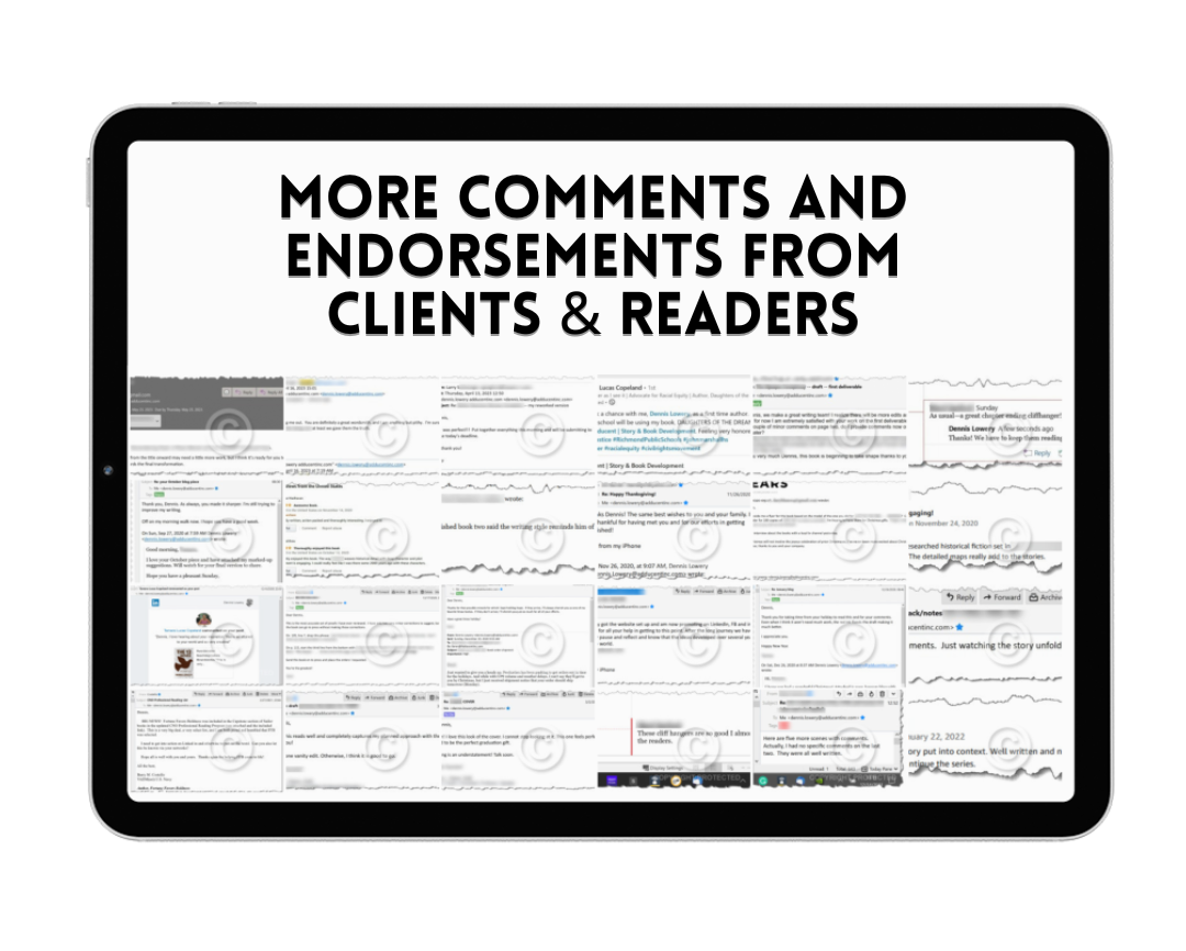 ADDUCENT Gallery of Client and Reader Comments and Endorsements