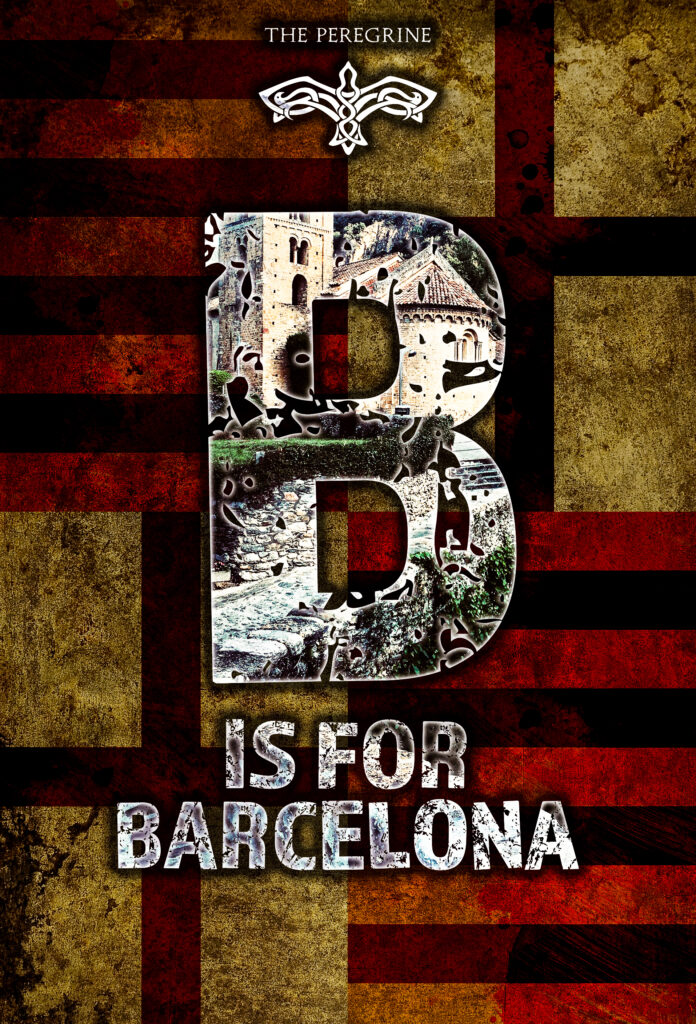 B is for Barcelona from Adducent and Dennis Lowery cover concept art.