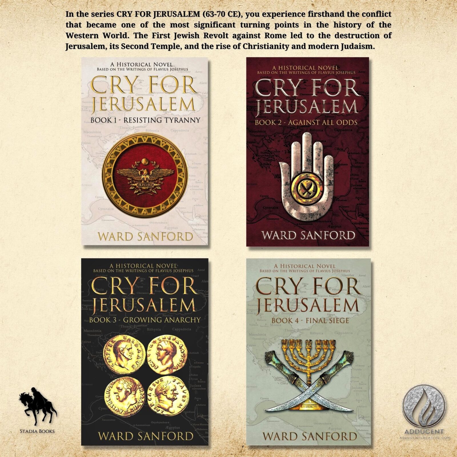 CRY FOR JERUSALEM Historical Fiction Book Series