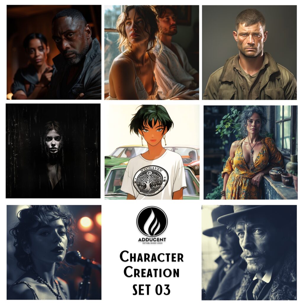 CHARACTER CREATION Set 03 from Adducent Creative