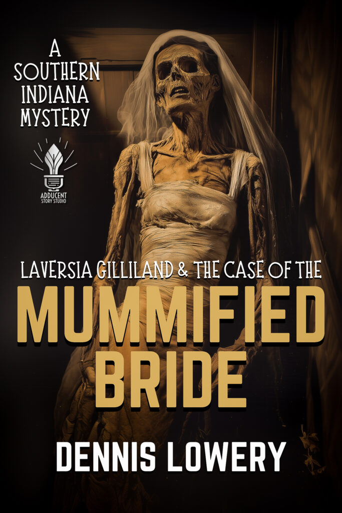 COVER CONCEPT 01 - The Case of the Mummified Bride by Dennis Lowery