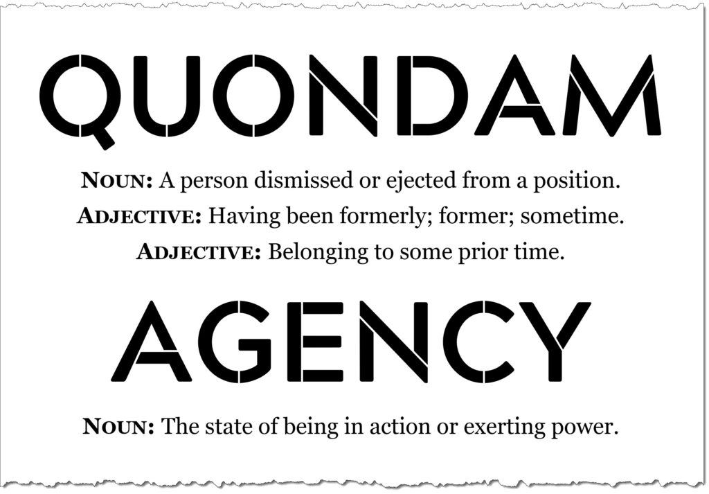 The Quondam Agency Series