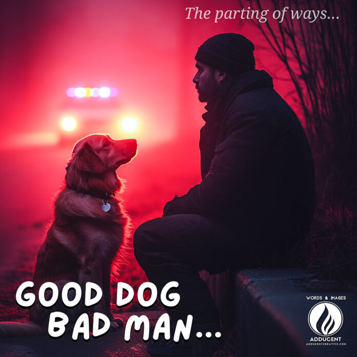 WORDS AND IMAGES - Good Dog Bad Man -- from Adducent